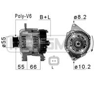 MESSMER Alternatore Generatore 110A 14V per Renault Kangoo Express D 65 1.9