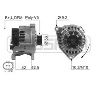 MESSMER Alternatore Generatore 120A 14V Per Audi A4 1.6 1.8 2.4 2.8 Quattro
