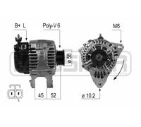 MESSMER Alternatore Generatore 120A 14V Per Hyundai Trajet 2.7 V6