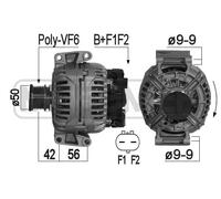 MESSMER Alternatore Generatore 120A 14V per Jeep Grand Cherokee II 2.7 CRD