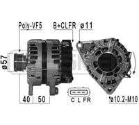 MESSMER Alternatore Generatore 130A 14V per KIA Venga 1.6 CRDi 115 1.4 1.7