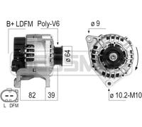 Messmer Alternatore Generatore 140A 14V Per Audi A6 Avant 2.5 TDI Quattro 2.4