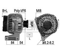 MESSMER Alternatore Generatore 160A 14V Per Volvo V70 II 2.4 D5 2.3 T5 2.5 T