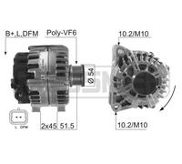 MESSMER Alternatore Generatore 180A 14V per Citroën Jumpy 1.6 HDi 2.0