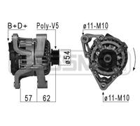 Messmer Alternatore Generatore 70A 14V Per Opel Corsa C 1.2 1.0 1.4 Twinport