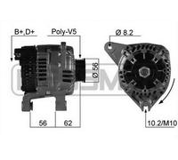 MESSMER Alternatore Generatore 70A 14V Per Peugeot 106 II 1.5 D 15