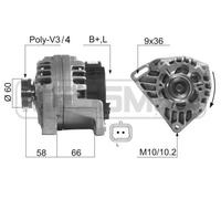 MESSMER Alternatore Generatore 75A 14V per Renault Clio III 1.2 16V