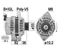 MESSMER Alternatore Generatore 75A 14V per Suzuki Swift III 1.3 1.0 1.2 1.6