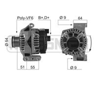 MESSMER Alternatore Generatore 75A 14V Per Suzuki Wagon R+ 1.3 DDIS
