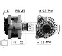 MESSMER Alternatore Generatore 90A 14V Per Peugeot Bipper Tepee 1.3 HDi 75