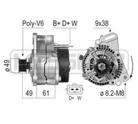 MESSMER Alternatore Generatore 90A 14V per VW Golf III 1.6 1.8 2.0 1.9 Tdgtd