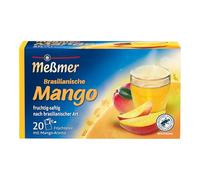 Meßmer Ländertee Brasilianische Mango | Tè alla frutta con aroma di mango | 20 bustine di tè | fruttato e succoso