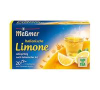 Meßmer Land Tea - Tè alla frutta al limone italiano, con aroma di limone, 20 bustine di tè, dolce e frizzante