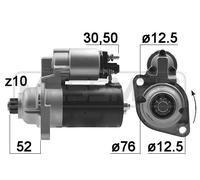 Messmer Starter 1.1 KW Per Audi A3 1.6 1.8 S3 Quattro TT VW Golf IV New Beetle