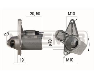 MESSMER Starter 1.4 KW Compatibile Per Renault Grand Scénic III 220525A