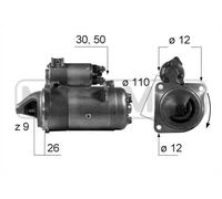 MESSMER Starter 2 KW Adatto Per Fiat Ducato Pritsche/Fahrgestell 2.5 D 1.9
