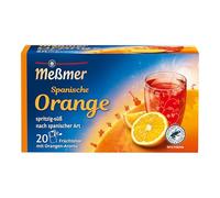 Meßmer Tè paese arancione spagnolo | Tè alla frutta con aroma di arancia | 20 bustine di tè | frizzante-dolce