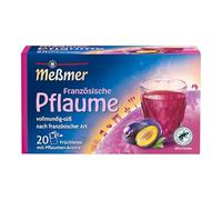 Meßmer Tè paese prugna francese | Tè alla frutta con aroma di prugne | Corposo-dolce | 20 bustine di tè