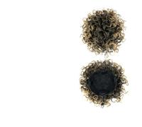 Messy bun hair piece, Chignon riccio con coulisse Parrucchino sintetico for chignon da donna Coda di cavallo con coulisse Estensioni dei capelli con clip for coda riccia crespa,Hair bun wig(Golden br