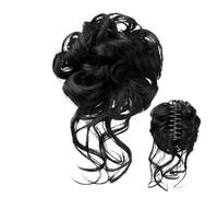 Messy Bun Hair Piece, Claw Clip Hair Bun Extension for Women, Polyester Styling Accessories Ponytail Holder, Natural Look Hairpieces for Instant Updo Hairstyle 5.91 Inches