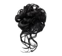 Messy Bun Hair Piece, Claw Clip Hair Extension, Volumizing Curly Updo Style, Easy Ponytail Holder Attachment, Styling Hairpieces for Weddings, Dating, Casual, Events, 5.91 Inches