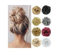 Messy Bun Hair Piece Synthetic Curly Chignon Elastic Fake Scrunchies Ponytail Extension(Q5-22H613)