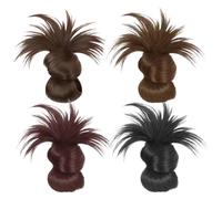 Messy Bun Hairpiece, Bun Extension, Feathered Wig for Women, Lightweight Natural Look, Comfortable Everyday Wear, Daily Styling and Parties, 4x4x3