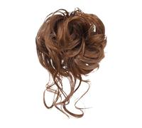 Messy Bun Hairs Piece, Claw Clip Hair Bun Extension for Women, Styling Accessory Ponytail Holder for Casual Events Dating Party Wedding Bride Looks, Natural Texture, 15 cm
