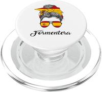 Messy Bun Lady Formentera Ibiza Spagna PopSockets PopGrip per MagSafe