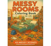 Messy Rooms Coloring Book
