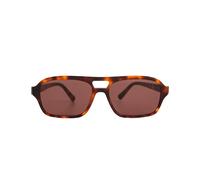 MESSYWEEKEND, ,Accessories ,unisex ,Marrone ,ONE SIZE Occhiali da Sole Aviatore Marrone Tortoise