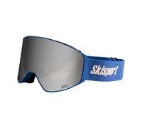 MessyWeekend Clear XE2, maschere da sci, blu, Edizione limitata, Skisport.dk Onesize Blue Silver Mirror