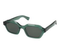 MessyWeekend Occhiali da sole unisex per adulti, colore verde OS