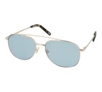 MessyWeekend Occhiali da sole unisex per adulti Gold OS