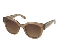 MessyWeekend Occhiali da sole unisex per adulti, marrone OS