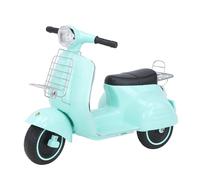 Mestari Bambini Ride on Moto 3 Ruote Stabile Bike Triciclo Elettrico Avvio Lento Avanti/Invertire LED MP3 Horn Music Foot Drive Età 3+ Avocado