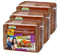 Mestemacher Brodo proteico con noci in confezione da 3 (3 x 250 g)