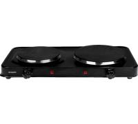 Mestic mkt-200 fornello elettrico a due piastre nero