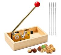 Mestive Nutcracker, grande schiaccianoci con funzione a leva, dimensioni regolabili, sbucciare facilmente una varietà di noci, schiaccianoci, noci del Brasile, mandorle e pecan