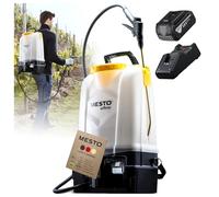 Mesto e.RS185 Pompa Irroratrice a Spalla a Batteria 18 L | AMPShare, 18 V | Batteria & Cavo di Ricarica | Spruzzatore a Batteria con Pressione 4,8 bar | Spruzzatore Elettrico