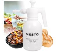 MESTO FOOD Spruzzatore a pressione 1,5 L | Irroratore a pressione | Per uso alimentare | Nebulizzatore con guarnizioni EPDM e ugello regolabile | Ideale per barbecue e affumicatura