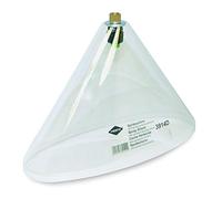 Mesto Paraspruzzi, Plastica Trasparente, Larghezza Spray 12-30 cm, Ugello Regolabile per Irroratrici da 3 L