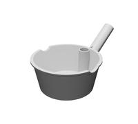 Mestolo Campionamento con Porta Fiale per Manico BioQuip 16mm Campo Stampato 3D