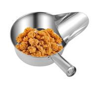 Mestolo da cucina per alimenti | pala per friggitrice in acciaio per cucina, preparazione alimentare agitatore per sala da pranzo ristorazione camion ristorante cinema