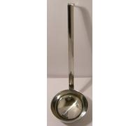 Mestolo da minestra - mestolo - con manico per appendere in acciaio inox - 100 ml lunghezza 30 cm