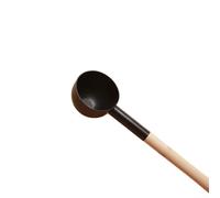 Mestolo da sauna, 400 ml, in alluminio e manico in legno, per immergere l'acqua nelle stanze della sauna, design leggero con impugnatura comoda, per uso domestico e pubblico