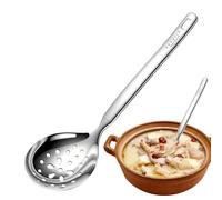 Mestolo da zuppa, cucchiaio in acciaio inox, mestolo da cucina rotondo con manico lungo Utensili da cucina multifunzionali Gadget per cucinare, cioccolata calda, servire, caffè e zuppe