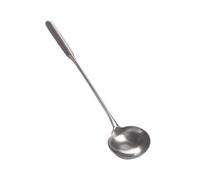 Mestolo ergonomico Soup Ladle, Wok Spatula,the Longer Handle Shovel Spoon Rustproof, Heat Resistance, Integral Forming Durable Stainless per Stufati