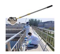 Mestolo for campionamento acqua con asta telescopica e bicchiere graduato, asta for raccolta campioni acqua, bicchiere for campionamento a pendolo for bacini(1000ML,0.86-2m(2.8-6.6ft))