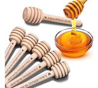 Mestolo for Miele in Legno Personalizzato, Bastoncino for Miele in Legno Personalizzato, Bastoncino for Mescolare Il Miele, Idea Regalo for Bomboniere, Mini Mestolo(50pcs,8cm)